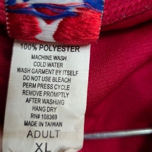 Vintage Chassé Adult XL Red Cheerleading Warmup Jacket Y2K Varsity Full Zip - Picture 3 of 6